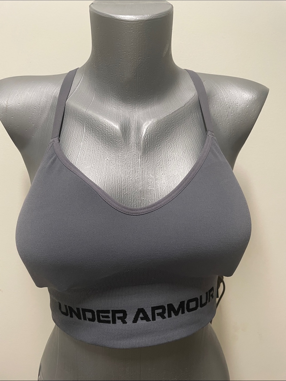 Under Armour Gray Seamless Light Support Sports Bra